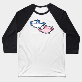 Axolotl Friends Baseball T-Shirt